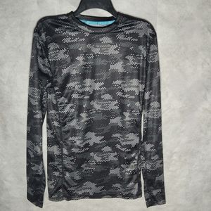 CLIMATESMART Men's Nano Mesh Long Sleeve Shirt Crew Neckline Lightweight Fabric